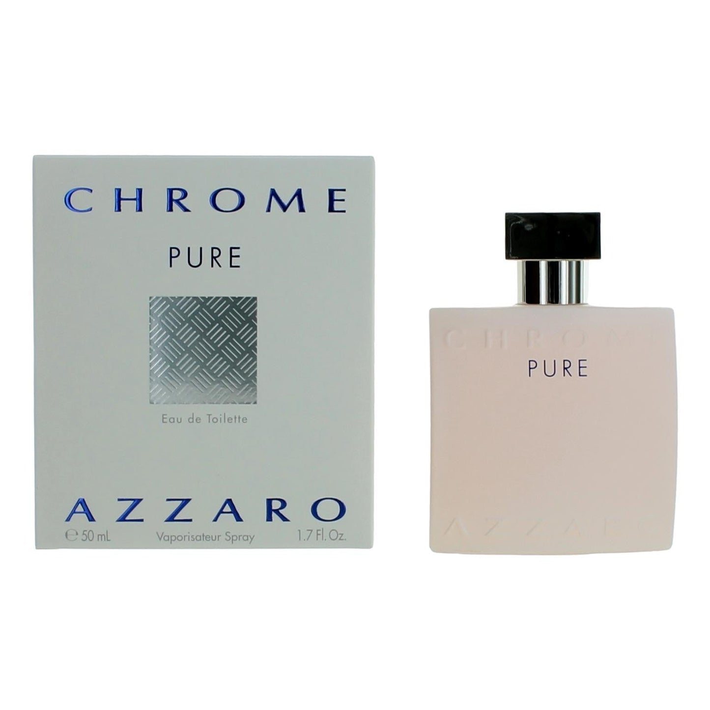 Chrome Pure by Azzaro, 1.7 oz Eau De Toilette Spray for Men - 101 Perfume Plus