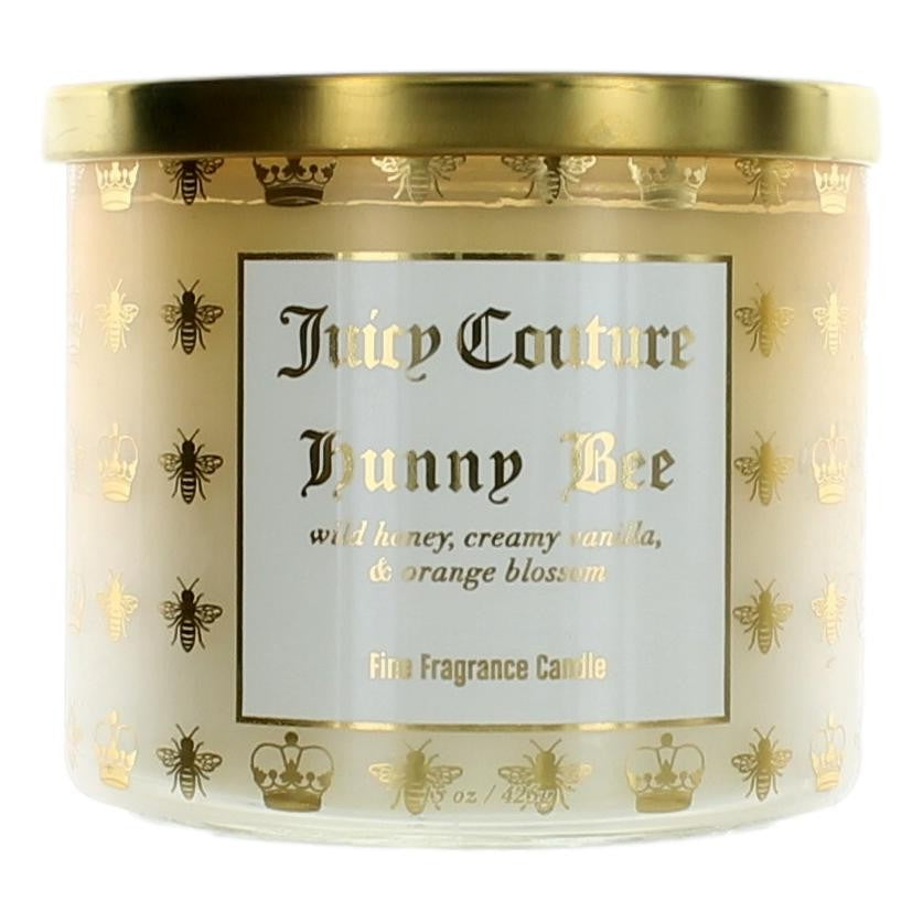Juicy Couture Vela de 3 mechas con mezcla de cera de soja de 14,5 oz - Hunny Bee