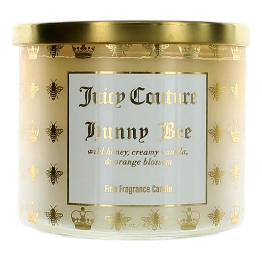 Juicy Couture Vela de 3 mechas con mezcla de cera de soja de 14,5 oz - Hunny Bee