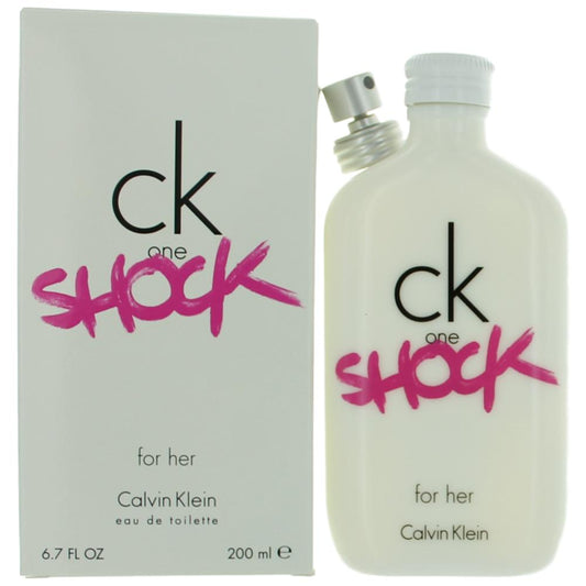 CK One Shock by Calvin Klein, 6.7 oz Eau De Toilette Spray for Women - 101 Perfume Plus