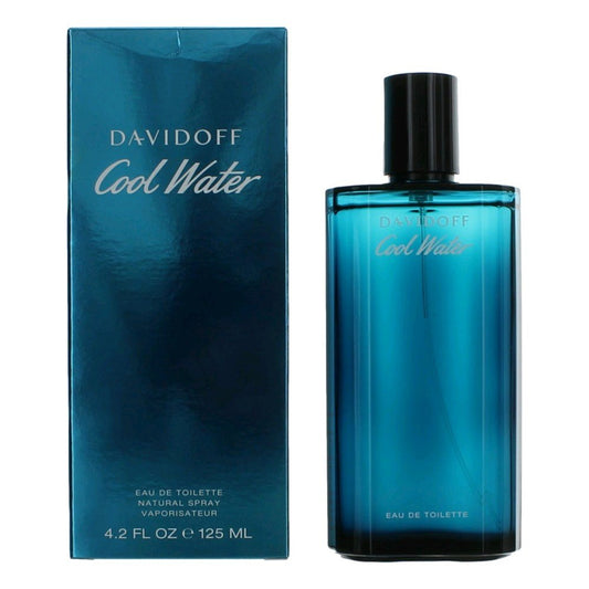 Cool Water by Davidoff, 4.2 oz Eau De Toilette Spray for Men - 101 Perfume Plus