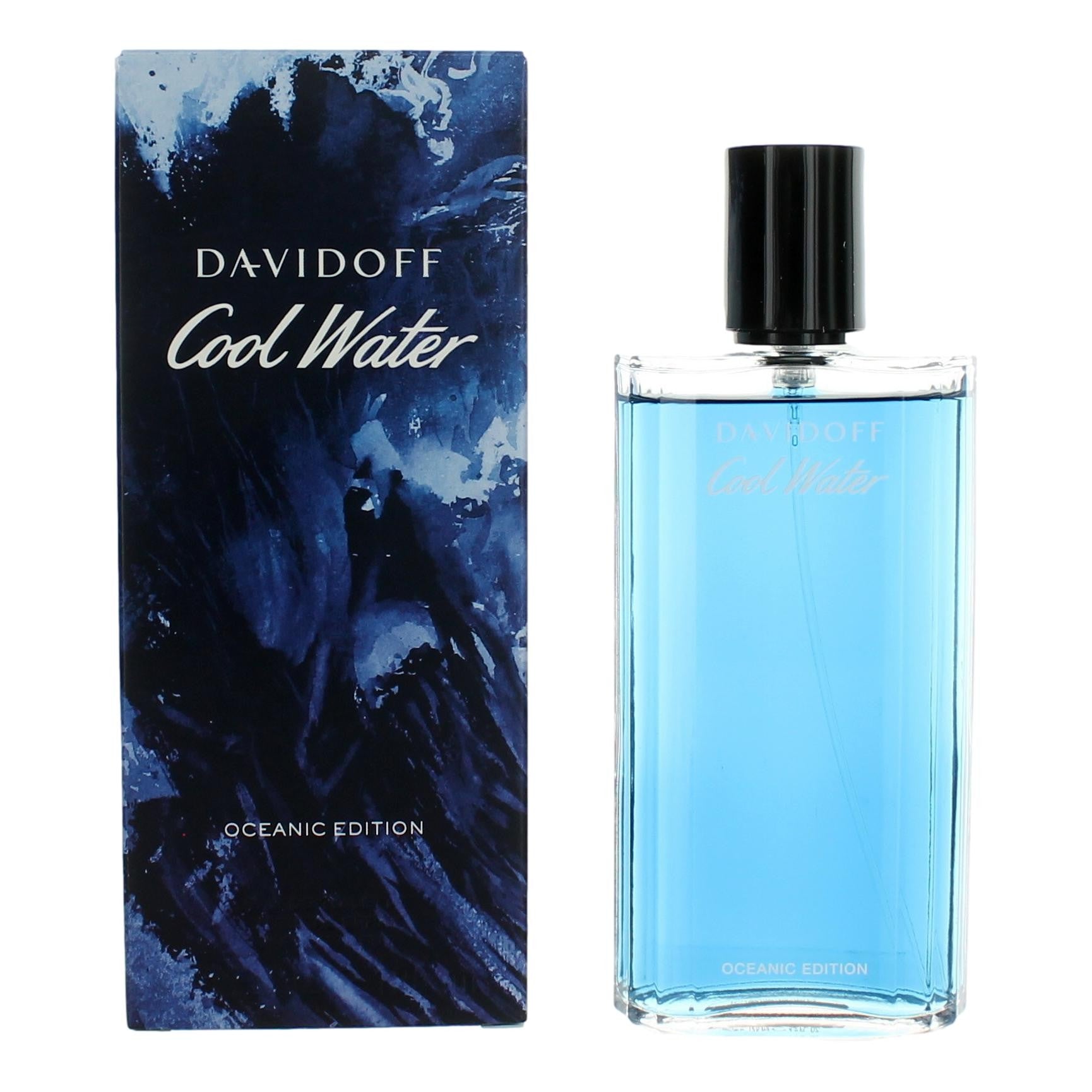 Cool Water Oceanic Edition by Davidoff, 4.2 oz Eau de Toilette Spray for Men - 101 Perfume Plus