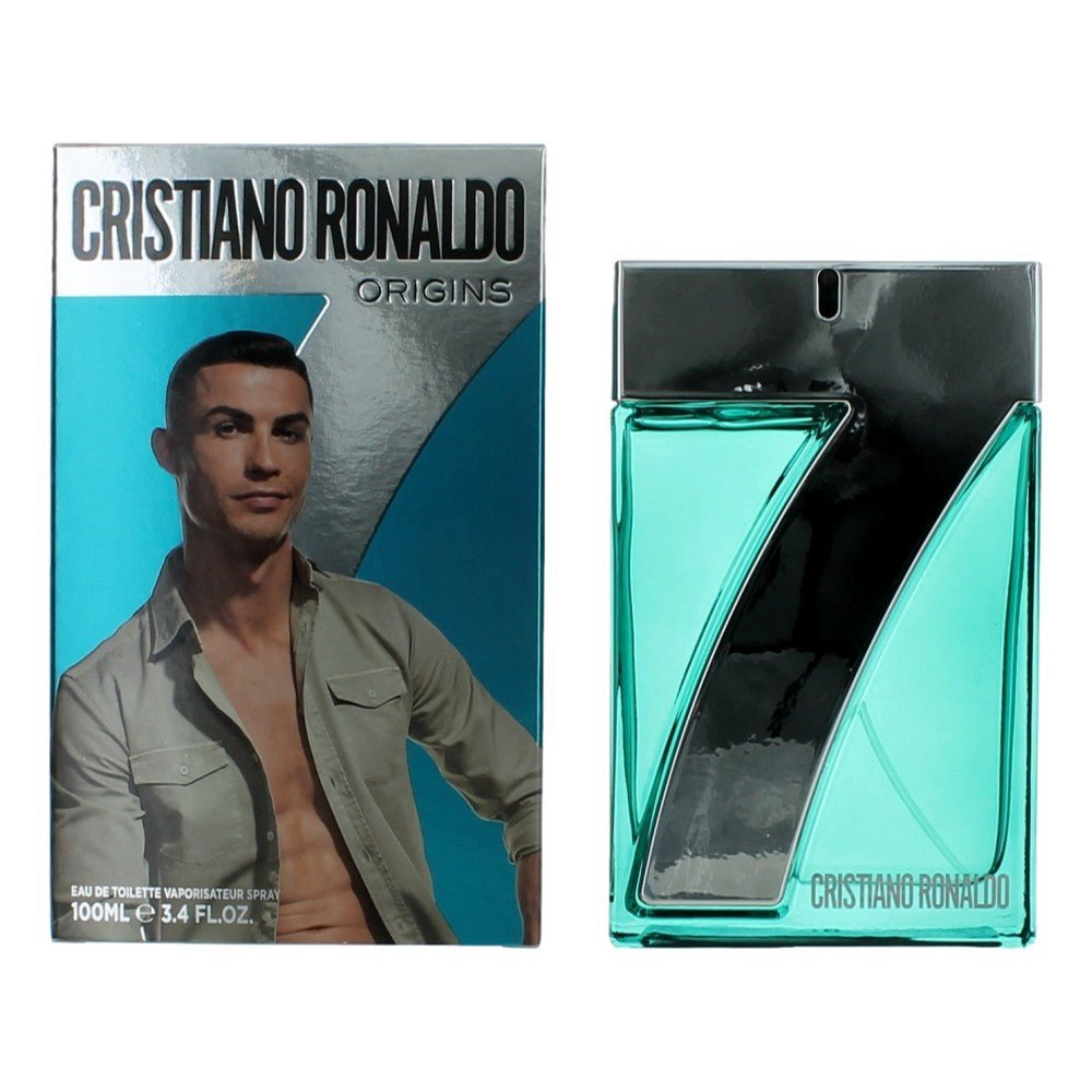 CR7 Origins by Cristiano Ronaldo, 3.4 oz Eau De Toilette Spray for Men - 101 Perfume Plus