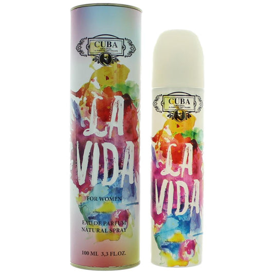 Cuba La Vida by Cuba, 3.3 oz Eau De Parfum Spray for Women - 101 Perfume Plus