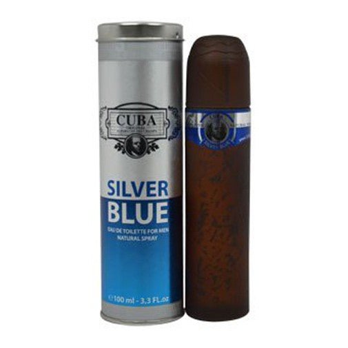 Cuba Silver Blue by Cuba, 3.3 oz Eau De Toilette Spray for Men - 101 Perfume Plus