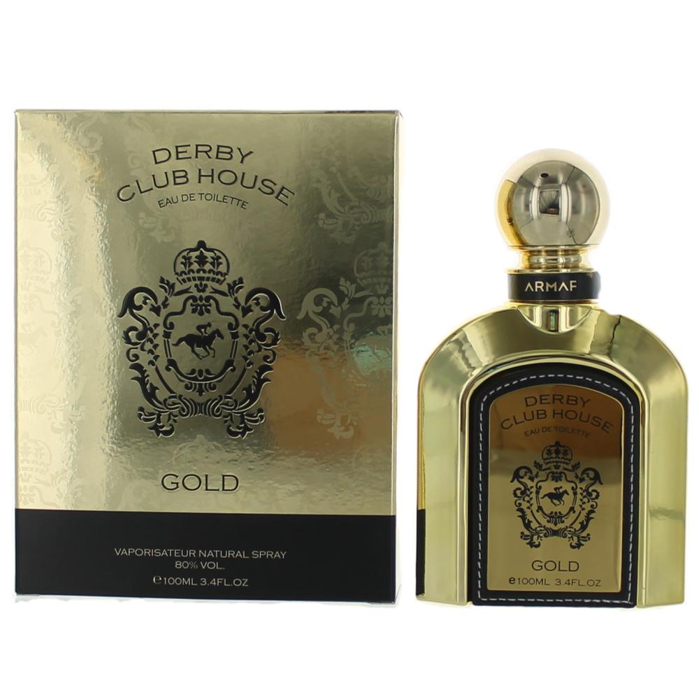 Derby Club House Gold by Armaf, 3.4 oz Eau De Toilette Spray For Men - 101 Perfume Plus