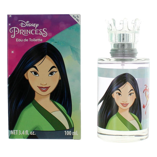 Disney Princess Mulan by Disney Princess, 3.4 oz Eau de Toilette Spray for Girls - 101 Perfume Plus