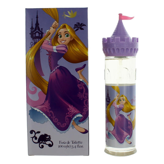 Disney Rapunzel Castle by Disney Princess, 3.4 oz Eau De Toilette Spray for Girls - 101 Perfume Plus