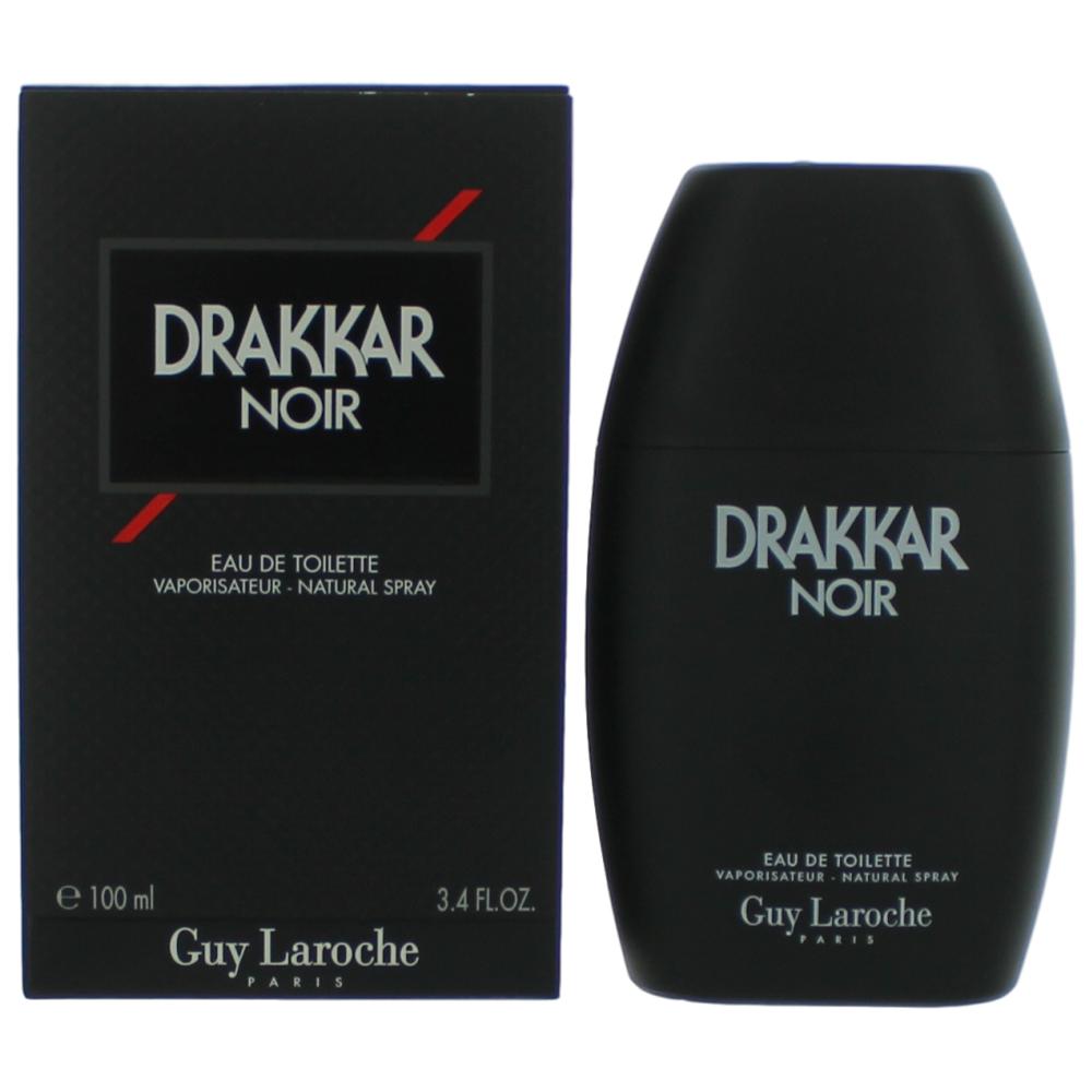 Drakkar Noir by Guy Laroche, 3.4 oz Eau De Toilette Spray for Men - 101 Perfume Plus