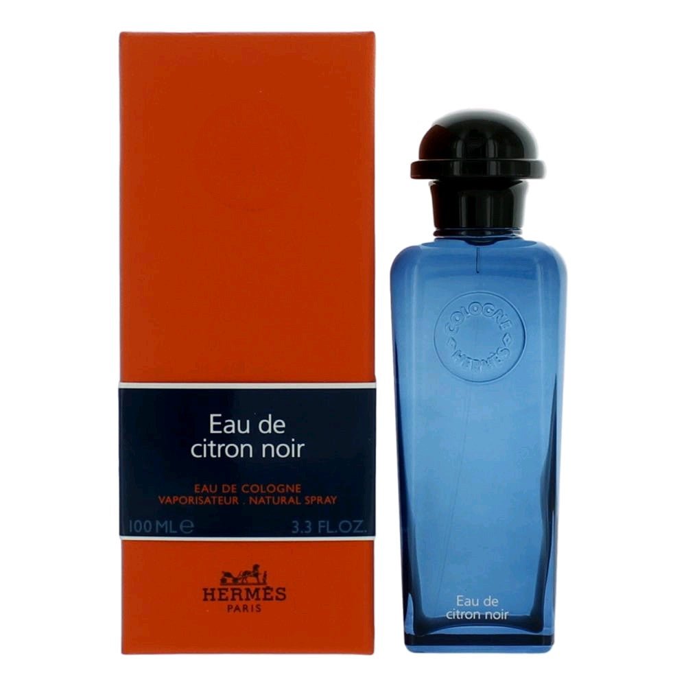 Eau De Citron Noir by Hermes, 3.3 oz Eau De Cologne Spray for Men - 101 Perfume Plus