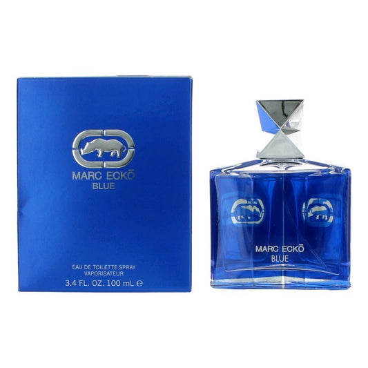 Ecko Blue by Marc Ecko, 3.4 oz Eau De Toilette Spray for Men - 101 Perfume Plus