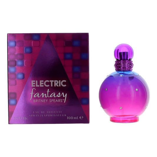 Electric Fantasy by Britney Spears, 3. oz Eau De Toilette for Women - 101 Perfume Plus