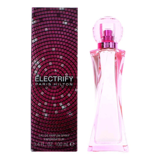 Electrify by Paris Hilton, 3.4 oz Eau De Parfum Spray for Women - 101 Perfume Plus