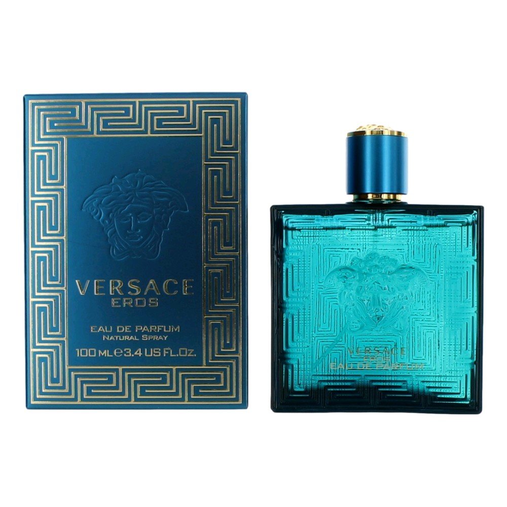 Eros by Versace, 3.4 oz Eau De Parfum Spray for Men - 101 Perfume Plus