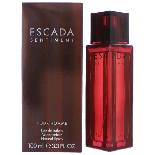 Escada Sentiment by Escada, 3.4 oz Eau De Toilette Spray for Men - 101 Perfume Plus