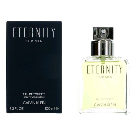 Eternity by Calvin Klein, 3.3 oz Eau De Toilette Spray for Men - 101 Perfume Plus