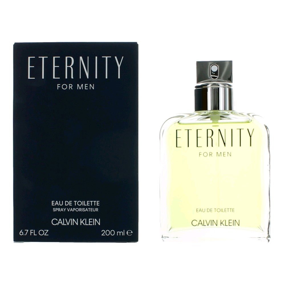 Eternity by Calvin Klein, 6.7 oz Eau De Toilette Spray for Men - 101 Perfume Plus