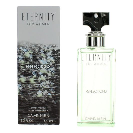 Eternity Reflections by Calvin Klein, 3.3 oz Eau De Parfum Spray for Women - 101 Perfume Plus