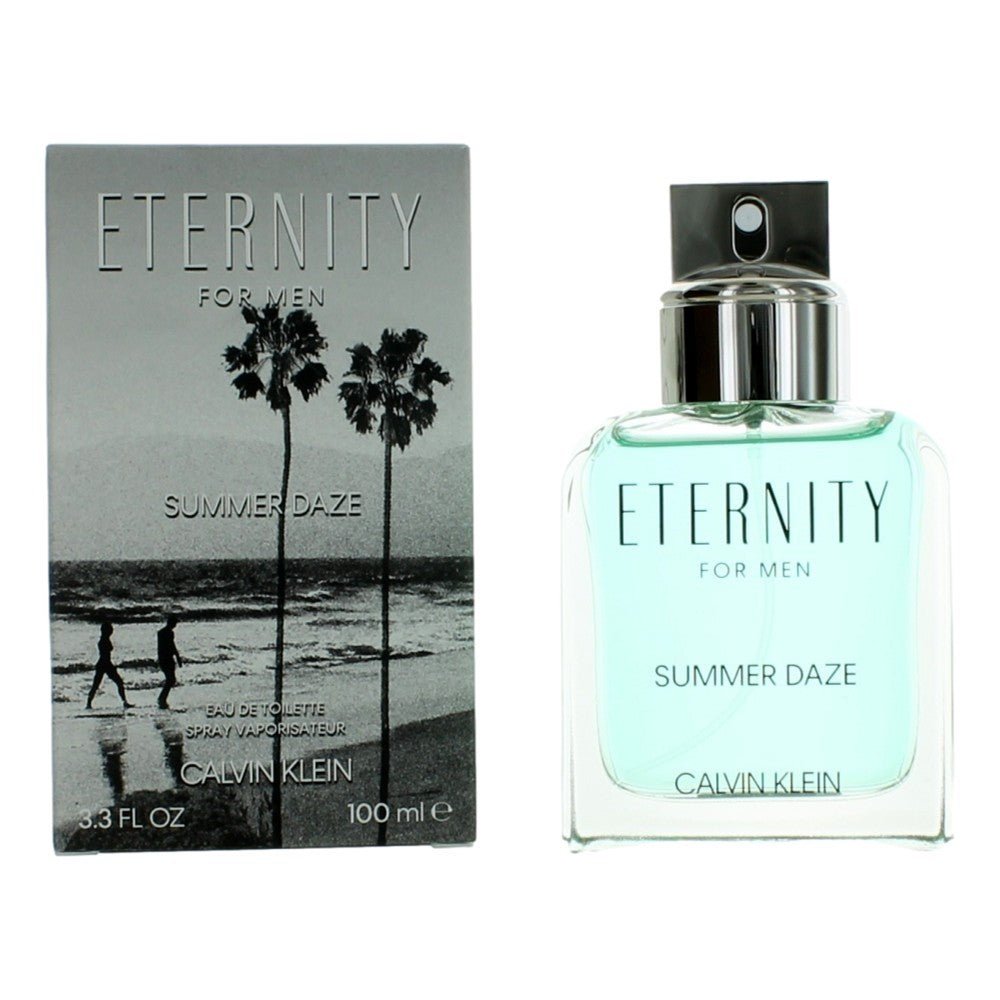 Eternity Summer Daze by Calvin Klein, 3.3 oz Eau De Toilette Spray for Men - 101 Perfume Plus