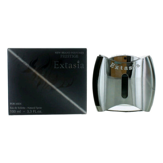 Extasia by New Brand, 3.3 oz Eau De Toilette Spray for Men - 101 Perfume Plus