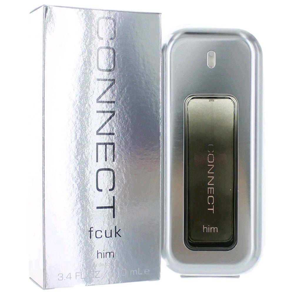 FCUK Connect by French Connection, 3.4 oz Eau De Toilette Spray for Men - 101 Perfume Plus