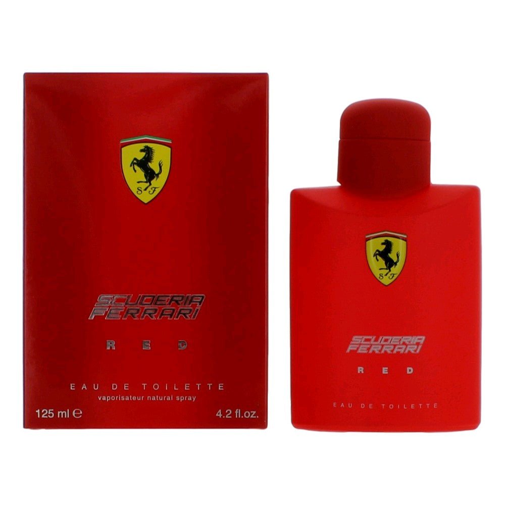 Ferrari Red by Scuderia Ferrari, 4.2 oz Eau De Toilette Spray for Men - 101 Perfume Plus