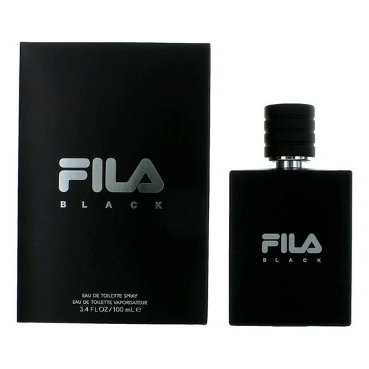 Fila Black by Fila, 3.4 oz Eau De Toilette Spray for Men - 101 Perfume Plus
