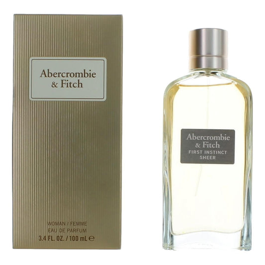 First Instinct Sheer by Abercrombie & Fitch, 3.4 oz Eau De Parfum Spray for Women - 101 Perfume Plus