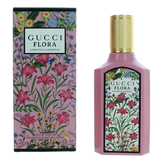 Flora Gorgeous Gardenia by Gucci, 1.6 oz Eau De Parfum Spray for Women - 101 Perfume Plus