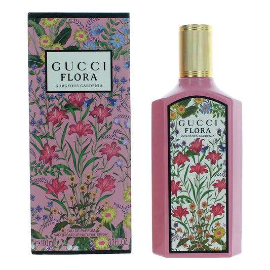 Flora Gorgeous Gardenia by Gucci, 3.3 oz Eau De Parfum Spray for Women - 101 Perfume Plus