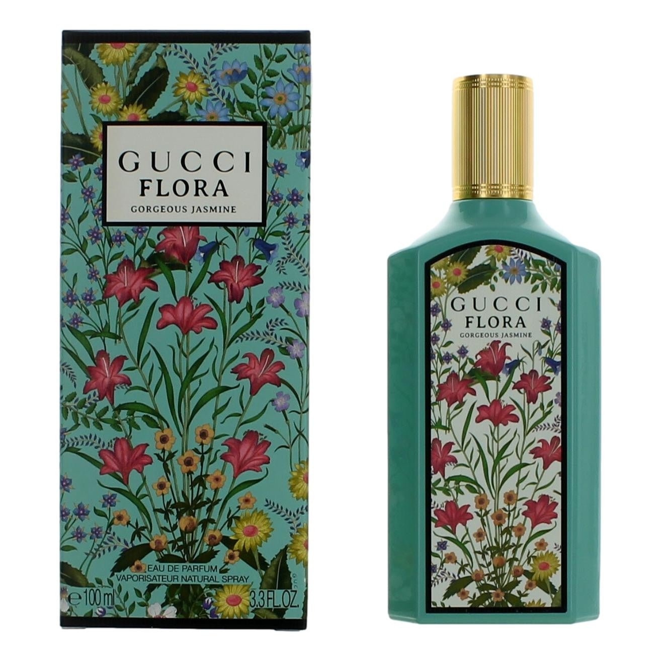 Flora Gorgeous Jasmine by Gucci, 3.3 oz Eau De Parfum Spray for Women - 101 Perfume Plus