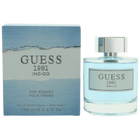 Guess 1981 Indigo by Guess, 3.4 oz Eau De Toilette Spray for Women - 101 Perfume Plus