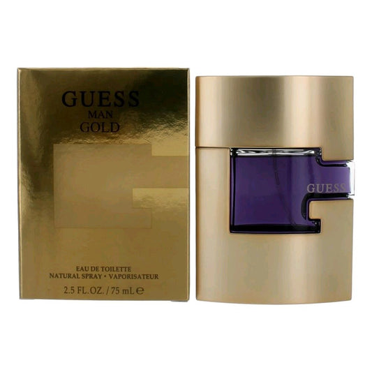 Guess Gold by Guess, 2.5 oz Eau De Toilette Spray for Men - 101 Perfume Plus