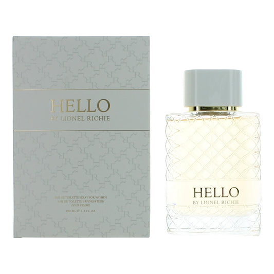 Hello by Lionel Richie, 3.4 oz Eau De Toilette Spray for Women - 101 Perfume Plus