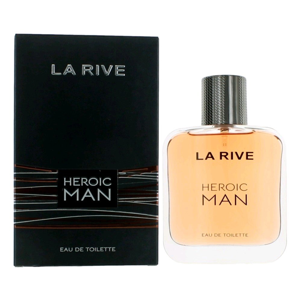 Heroic Man by La Rive, 3.4 oz Eau De Toilette Spray for Men - 101 Perfume Plus