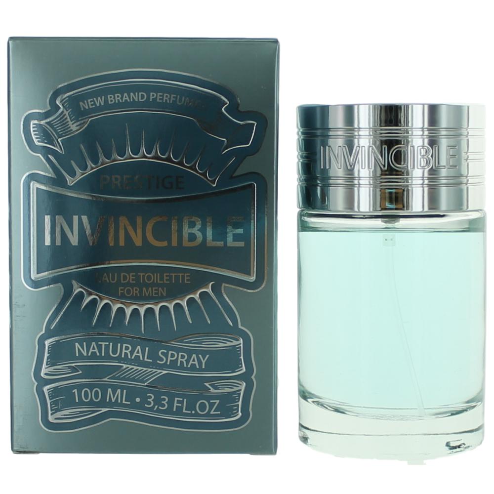 Invincible by New Brand, 3.3 oz Eau De Toilette Spray for Men - 101 Perfume Plus