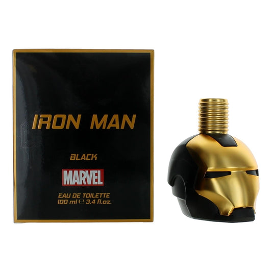 Iron Man Black by Iron Man, 3.4 oz Eau de Toilette Spray for Men - 101 Perfume Plus