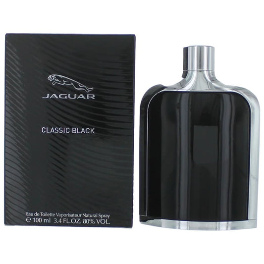 Jaguar Classic Black by Jaguar, 3.4 oz Eau De Toilette Spray for Men - 101 Perfume Plus