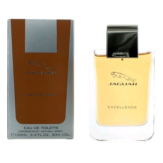 Jaguar Excellence by Jaguar, 3.4 oz Eau De Toilette Spray for Men - 101 Perfume Plus