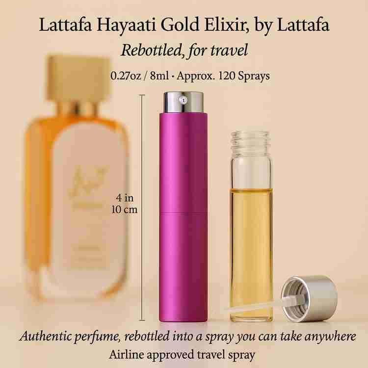 Lattafa Hayaati Gold Elixir - Travel Spray