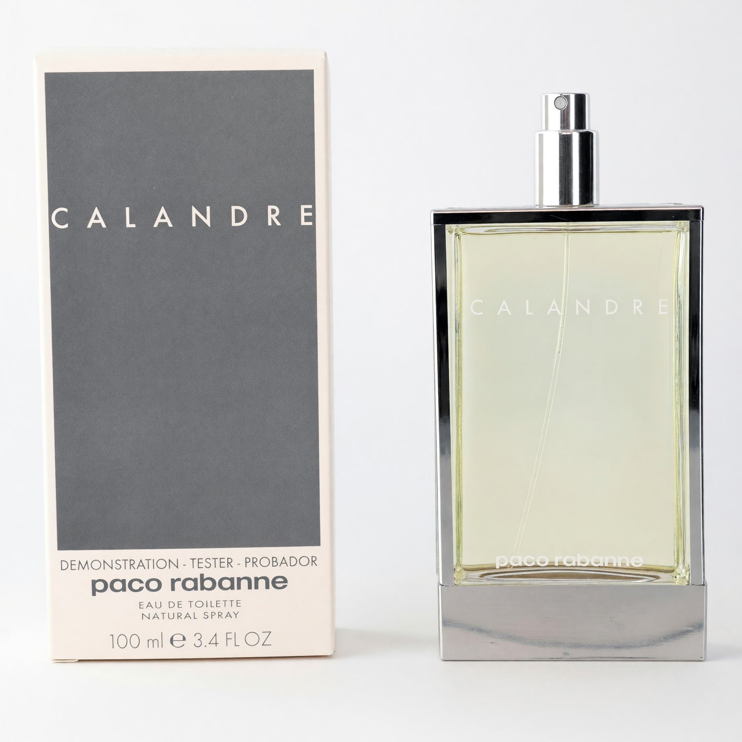 Calandre by Paco Rabanne, 3.4 oz EDT Spray for Women TESTER